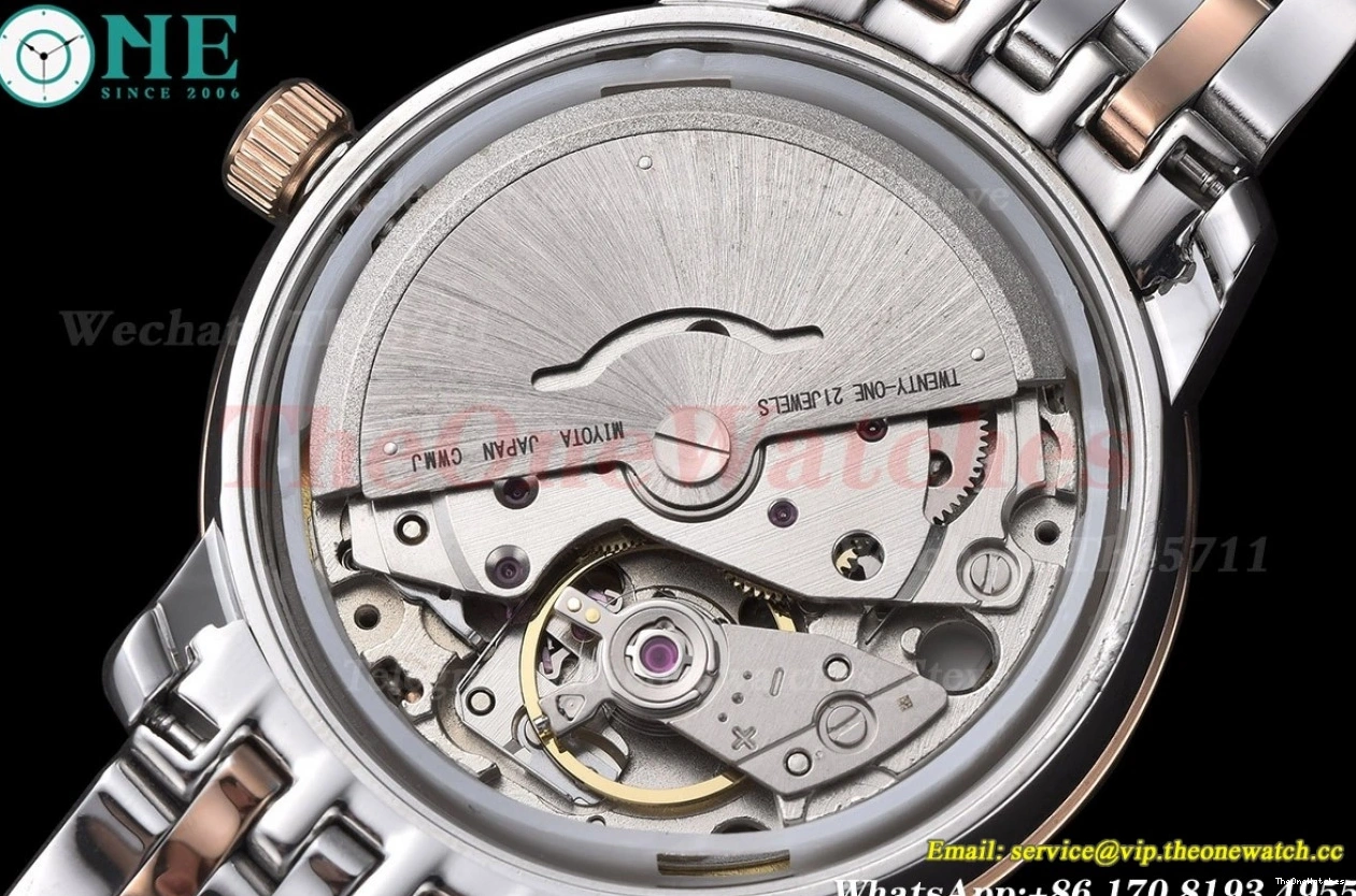 Brown MY8215 SS RG De GDF Ville 32.7mm Ladies Dial Prestige 1229